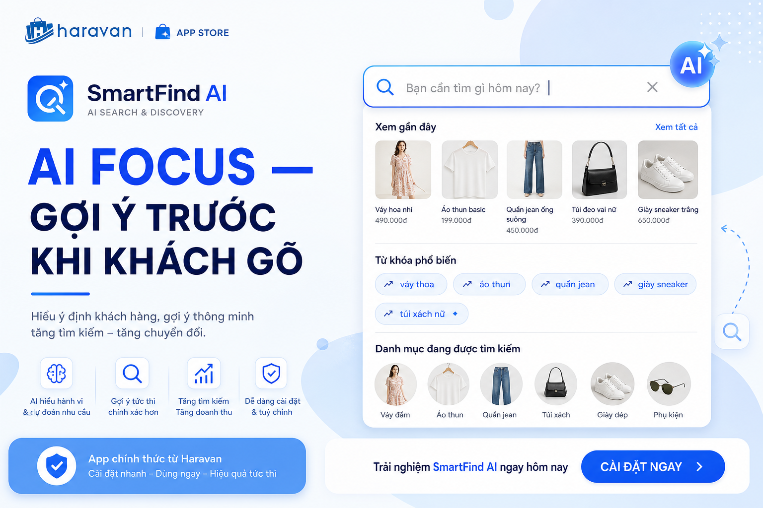 AI Focus — gợi ý tìm kiếm
